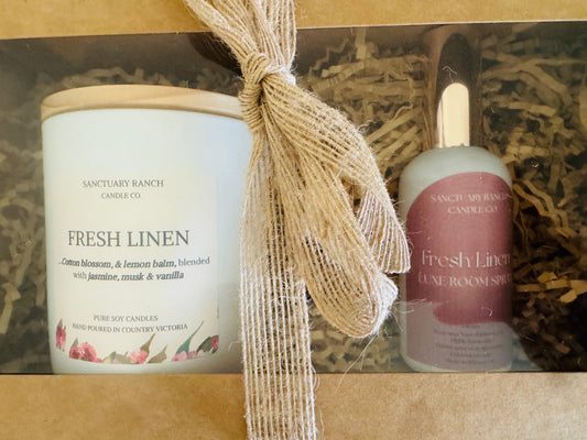 Gift Box Candle/Room Spray Combo